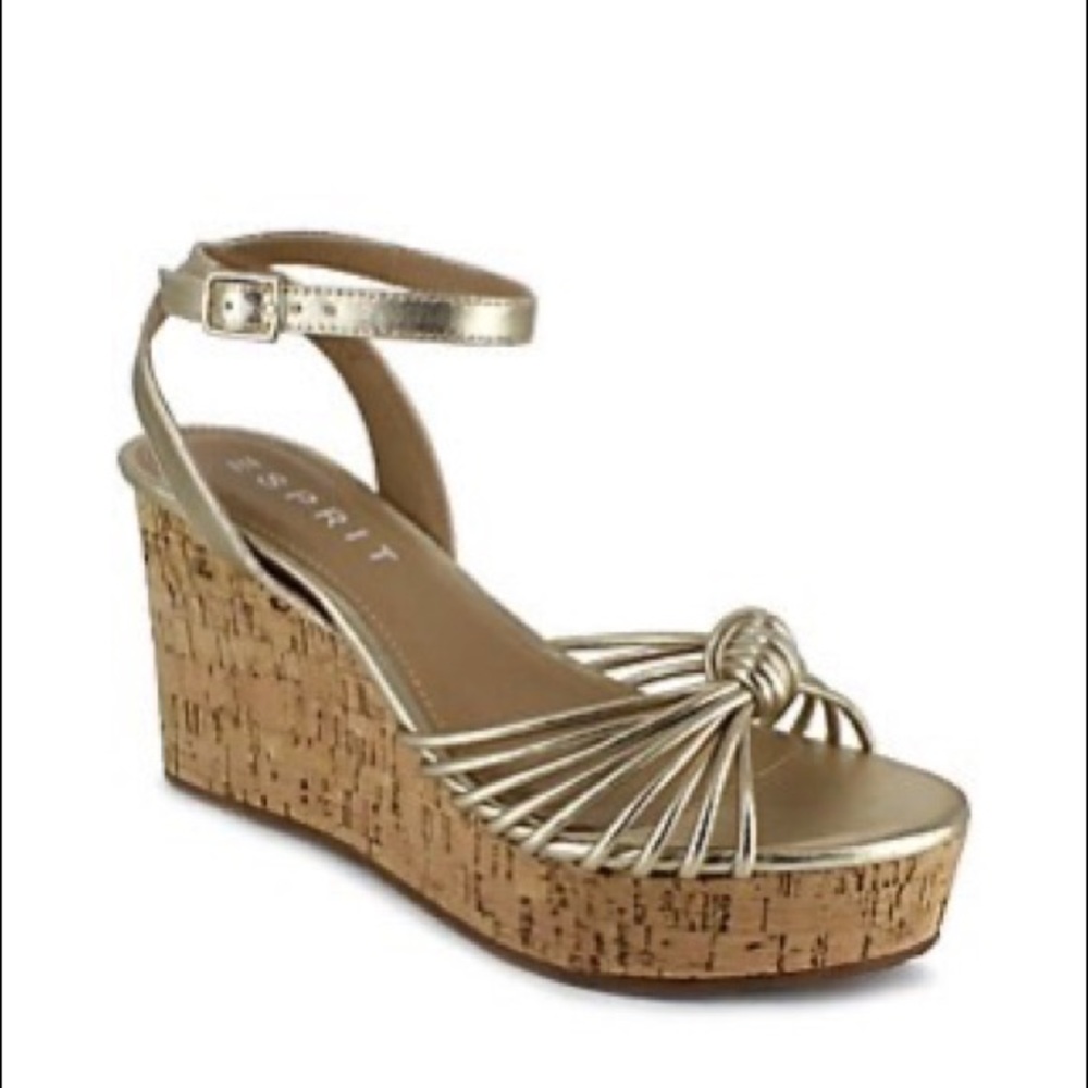 ESPRIT Vivianne Cork Wedge Sandals